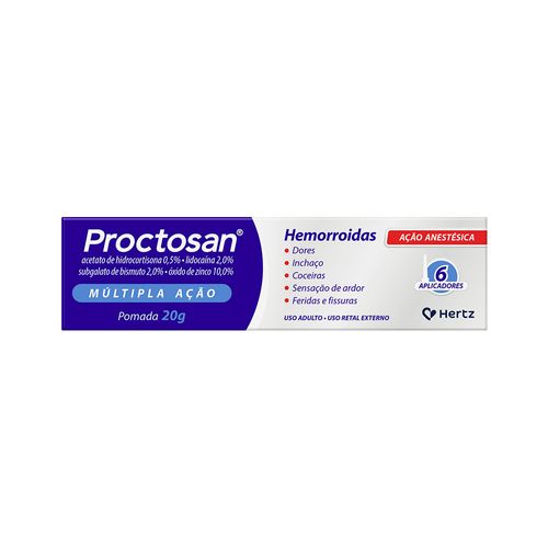 Proctosan Pomada 20g com 6 Aplicadores
