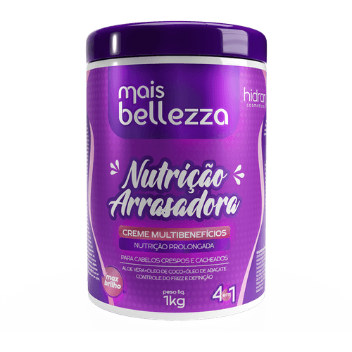 Creme Multibeneficio Hidran Mais Bellezza Nutriçao Arrasadora 1k