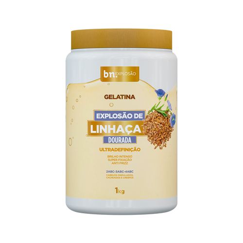 Gelatinha Explosão de Linhaça Beleza Natural 1kg