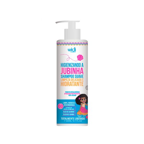 Higienizando a Jubinha Shampoo Suave Limpeza Delicada e Hidratante - Widi Care