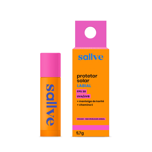 Protetor Solar Labial FPS30 5,7g - Sallve