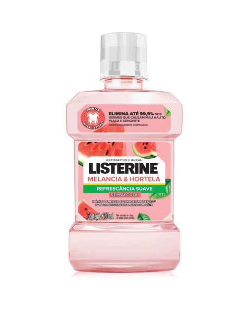 Antisseptico Bucal Listerine Melancia & Hortela Zero Alcool 250ml