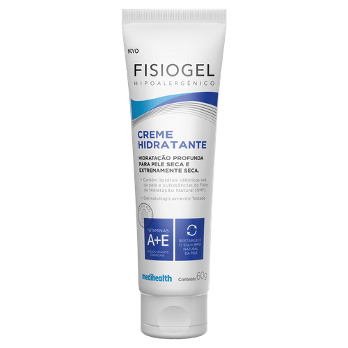 Hidratante Creme Fisiogel Travel Size Bisnaga 60g
