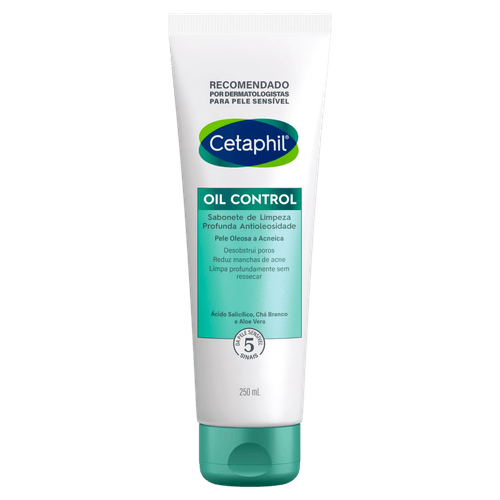 Sabonete Liquido Limpeza Profunda Antioleosidade Cetaphil Oil Control 250ml