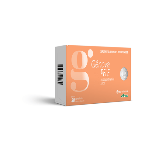 Suplemento Alimentar Genova Pele com 30 Comprimidos