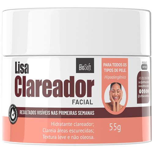 Llisa Clareador Facial 55G