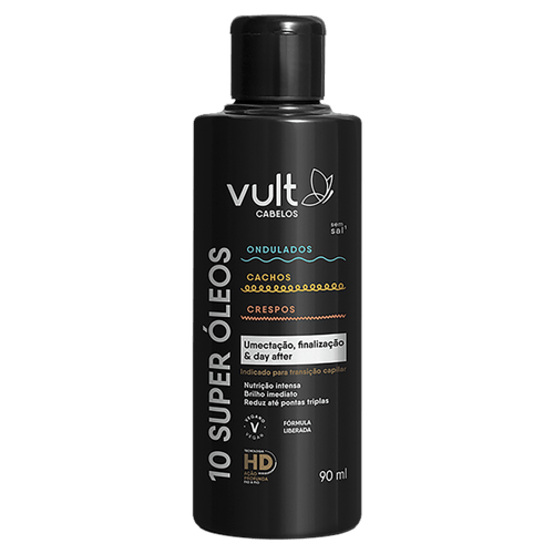 10 Super Óleos Cachos e Crespos Frasco 90ml