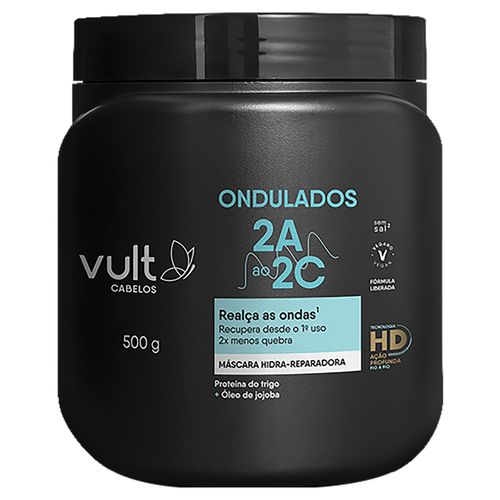Máscara Vult Cabelos Ondulados 500g