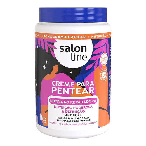 Creme para Pentear Salon Line Nutrição Reparadora 1Kg