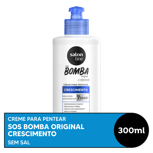 Creme para Pentear Salon Line SOS Bomba Original 300m