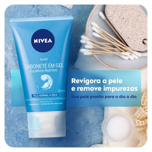 Sabonete Gel Nivea Facial Equilíbrio Protetor 150ml