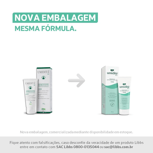 Creme Hidratante Umiditá AI 45g