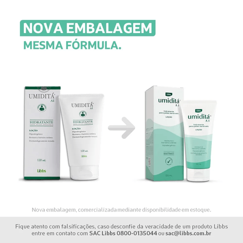 Umidita AI Loção Hidratante 120ML