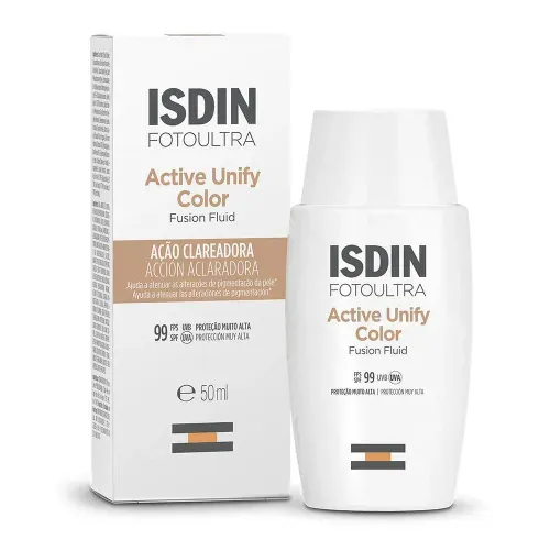 Protetor Solar Foto Ultra Isdin Active Unify Color FPS 99 50ml