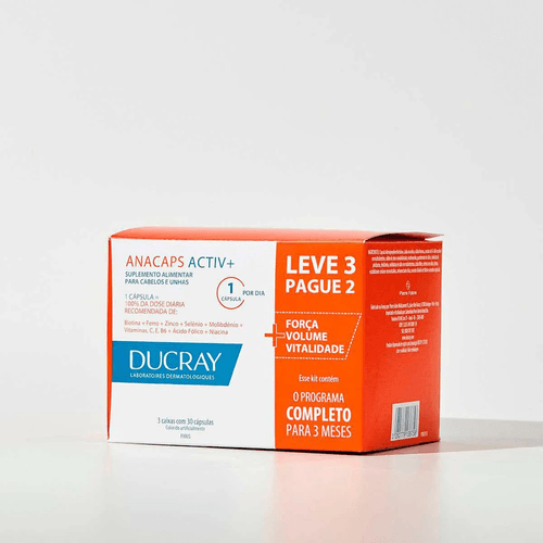 Anacaps Ducray Activ+ 30 cápsulas leve3 pague2