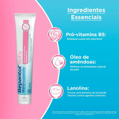 Creme para Assadura Bepantol Baby 60g