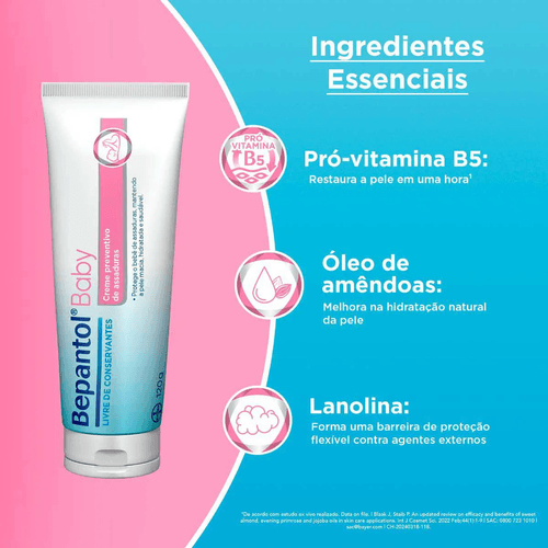 Creme para Assadura Bepantol Baby 120g