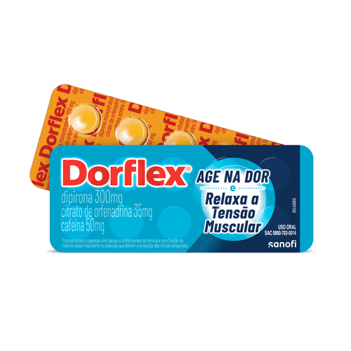 Analgésico e Relaxante Muscular Dorflex com 10 Comprimidos Sanofi