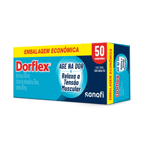 Analgésico e Relaxante Muscular Dorflex com 50 Comprimidos Sanofi