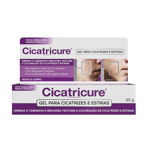 Gel Cicatricure para Cicatrizes e Estrias 60g