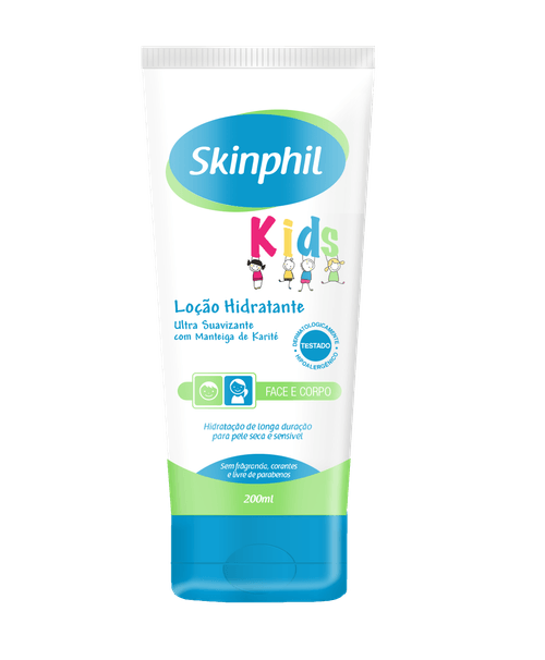 Loção Hidratante Skinphil Kids 200ml