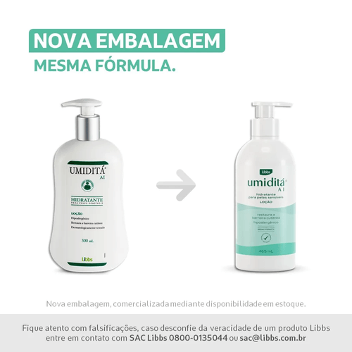 Umiditá AI Loção Hidratante 465ml
