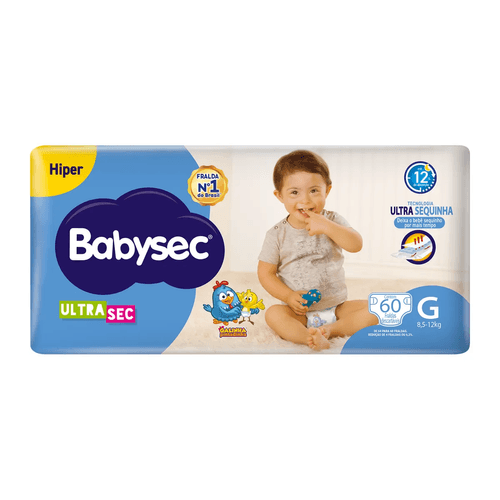 Fralda Babysec Galinha Pintadinha Ultrasec G