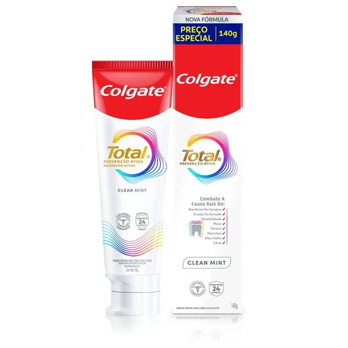 Creme Dental Colgate Total Prevenção Ativa Preço Especial 140g