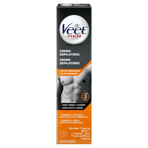 Creme Depilatório Veet Men Pele Normal 200ml