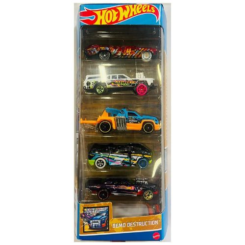 Carrinho Hot Wheels Pack Com 5 Unidades Sortidas