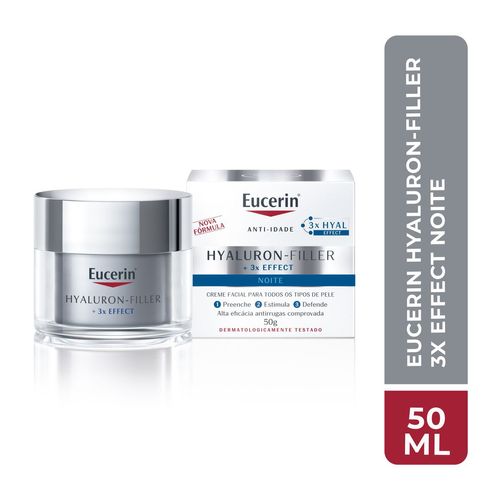 Eucerin Hy-fi 3x Effect Noite Creme Facial Antirrugas 50ml