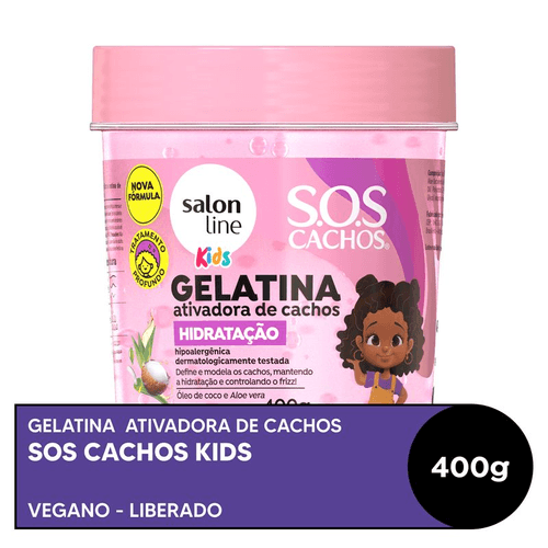 Gelatina Salon Line Kids SOS Cachos 400g