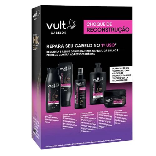 Kit Shampoo + Condicionador Choque De Reconstrução 200ML