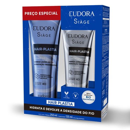 Kit Siage Hair Plastia Shampoo 250ml + Cond 125ml
