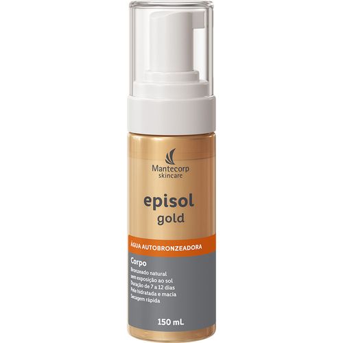 Agua Autobronzeadora Mantecorp Episol Gold Corpo 150ml