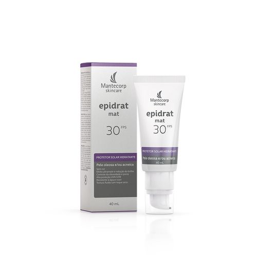 Protetor Solar Hidratante Facial sem Cor FPS 30  Epidrat Mat 40ml