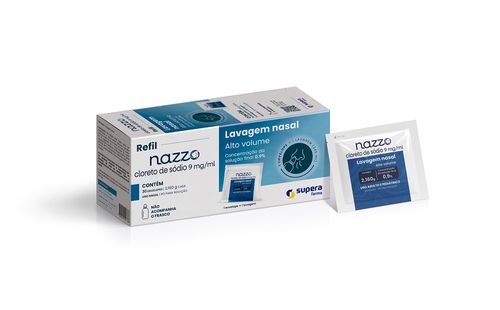 Nazzo Alto Volume 0,9% Pó para Solução Nasal com 30 Sachês 1g