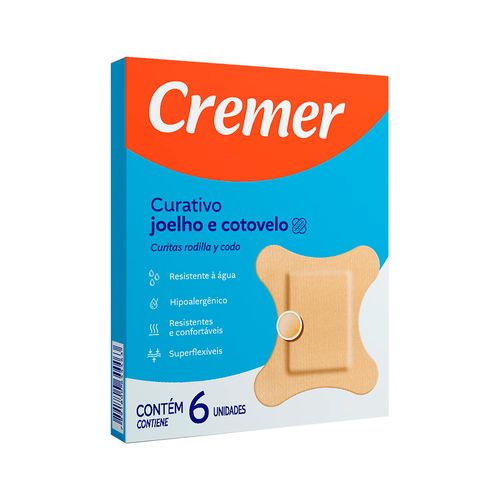 Curativo Joelho Cotovelo Cremer Com 6 Unidades