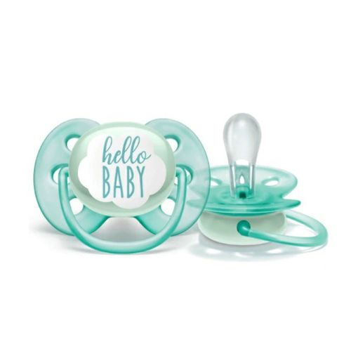 Chupeta Philips Aventis Ultra Soft Unitária Hello Baby 0 a 6 Meses