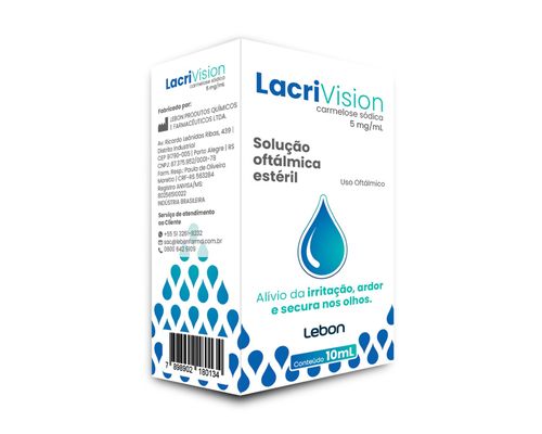 Solução Oftalmica Lacrivision com 10 ml