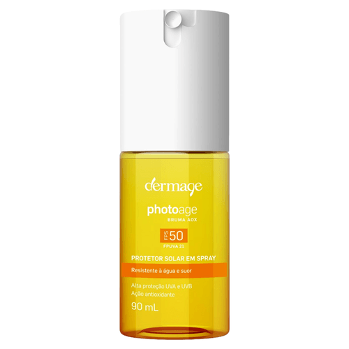Protetor Solar FPS 50 FP UVA 21 Dermage Photoage Bruma Aox Spray 90ml