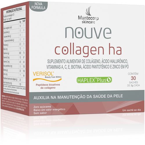 Suplemento Alimentar Nouve Collagen HA com 30 Sachês 3g