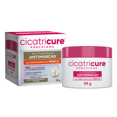 Gel Creme Facial Antimarcas Cicatricure Porcelana 50g