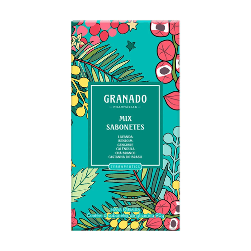 Kit Sabonete em Barra Granado Terrapeutics com 6 Unidades 90g
