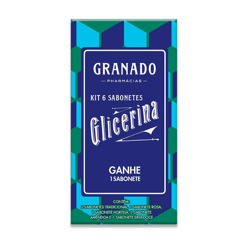 Kit Sabonete Glicerina Granado com 6 Unidades 90g