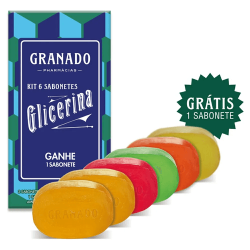 Kit Sabonete Glicerina Granado com 6 Unidades 90g