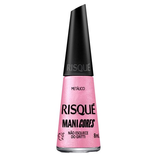 Esmalte Metálico Risqué ManiCores Não Esquece do Gritti 8ml