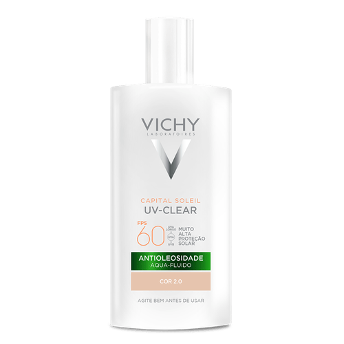 Protetor Solar Facial Vichy Capital Soleil UV-Clear Cor 2.0 FPS60 40g