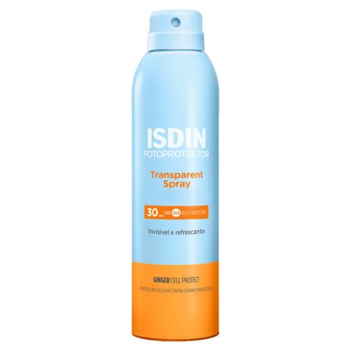 Protetor Solar Spray Isdin Fotoprotector Transparent FPS 30 250ml