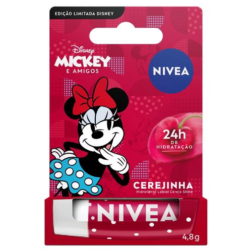 Nivea Hidratante Labial Mickey e Amigos Cerejinha 4,8g